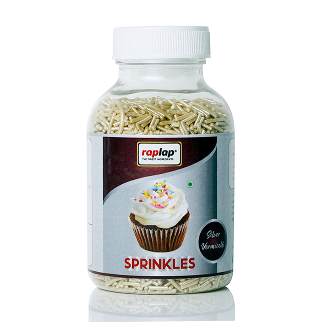 Raplap Sprinkle Silver Vermicelli 150g