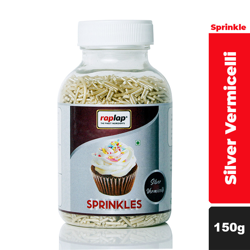 Raplap Sprinkle Silver Vermicelli 150g