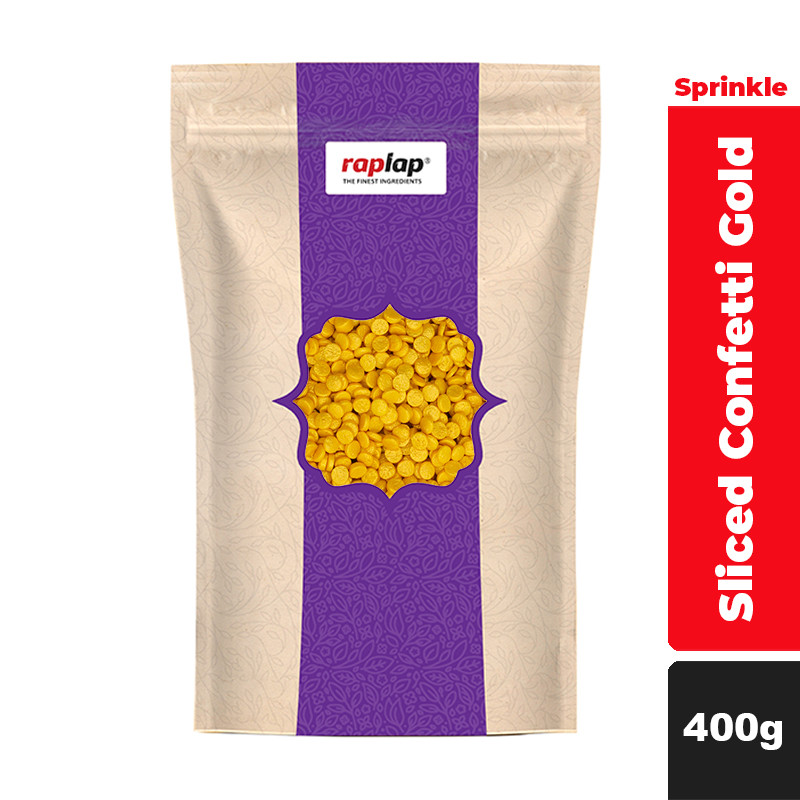 Raplap Sprinkle Sliced Confetti Gold-400g
