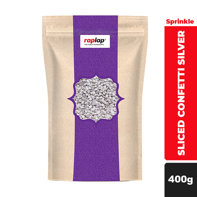 Raplap Sprinkle Sliced Confetti Silver-400g