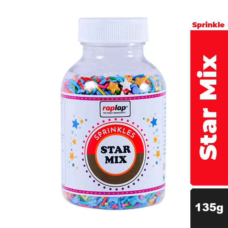 Raplap Sprinkle Star Mix-135g