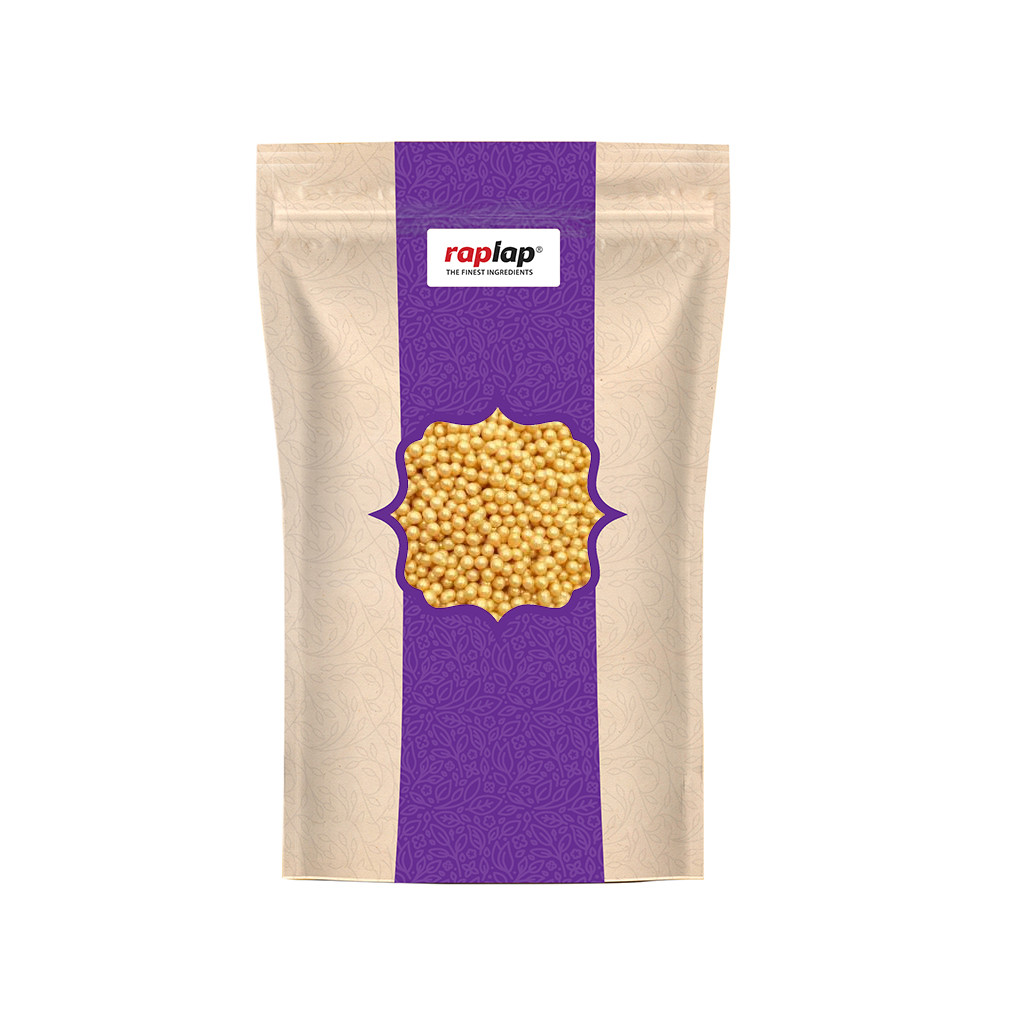RAPLAP Sprinkles Golden Pearl Balls 2mm 400g