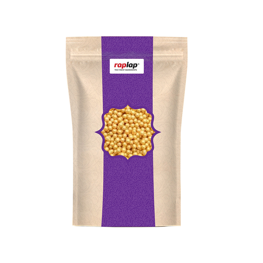 RAPLAP Sprinkles Golden Pearl Balls 4mm 400g