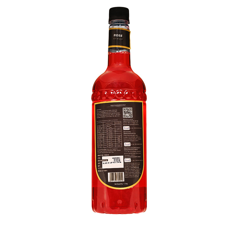 Rose syrup front
