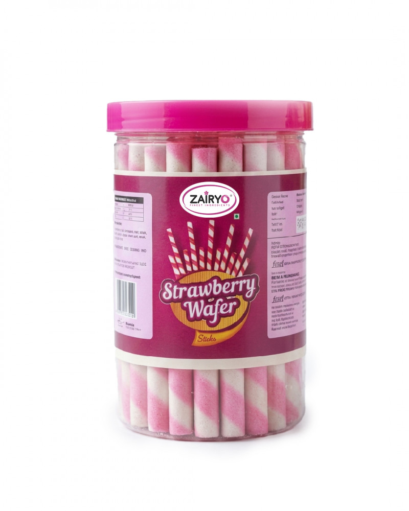 Image of Zairyo Strawberry Wafer Sticks 300g
