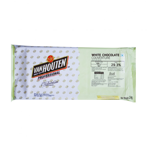 Image of VanHouten White Chocolate Couverture 29.3% - 1Kg
