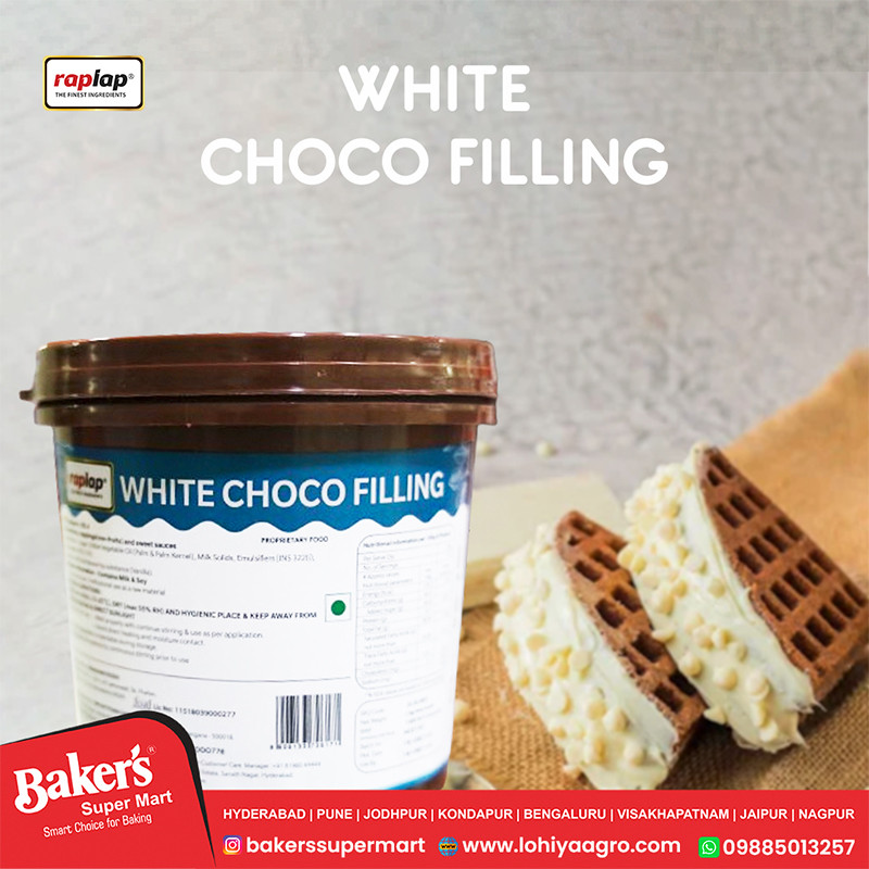 White choco filling poster