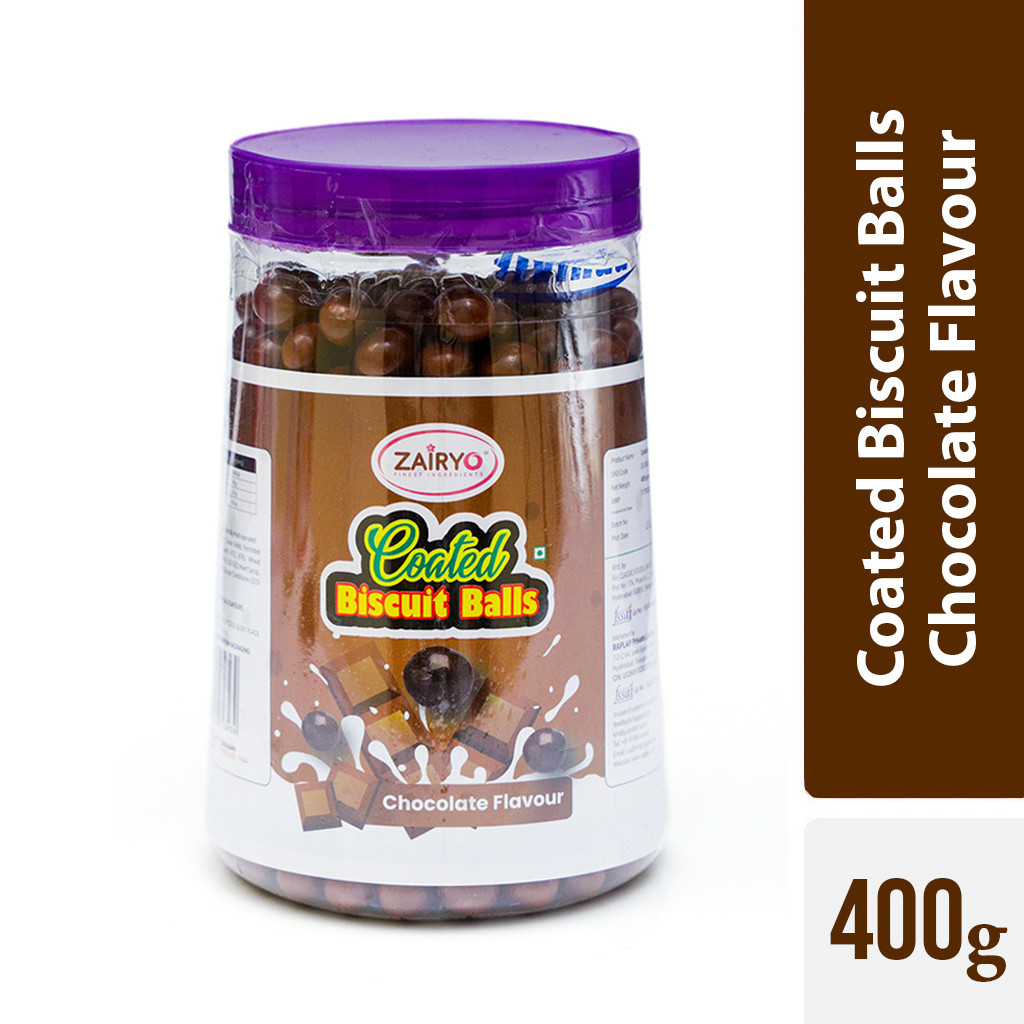 ZAIRYO Coated Biscuit Balls Chocolate Flavour - 400g