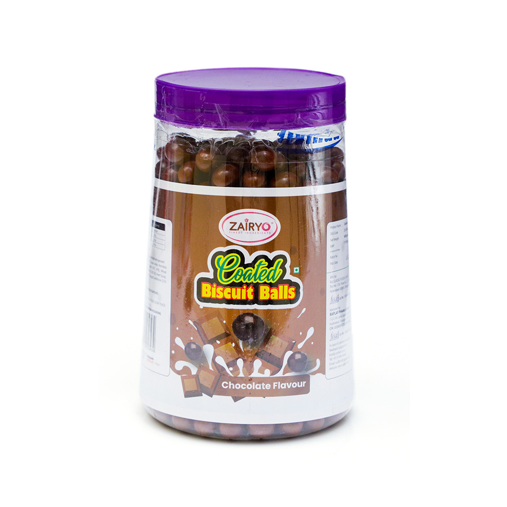 ZAIRYO Coated Biscuit Balls Chocolate Flavour - 400g