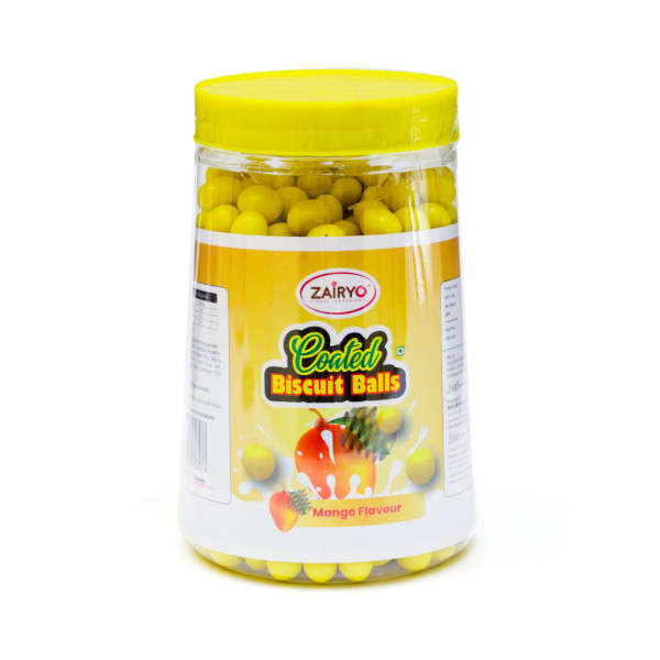 Image of ZAIRYO Coated Biscuit Balls Mango Flavour - 400g