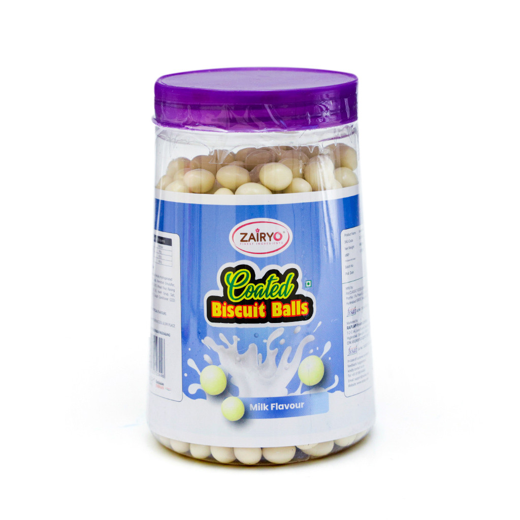 ZAIRYO Coated Biscuit Balls Milk Flavour - 400g