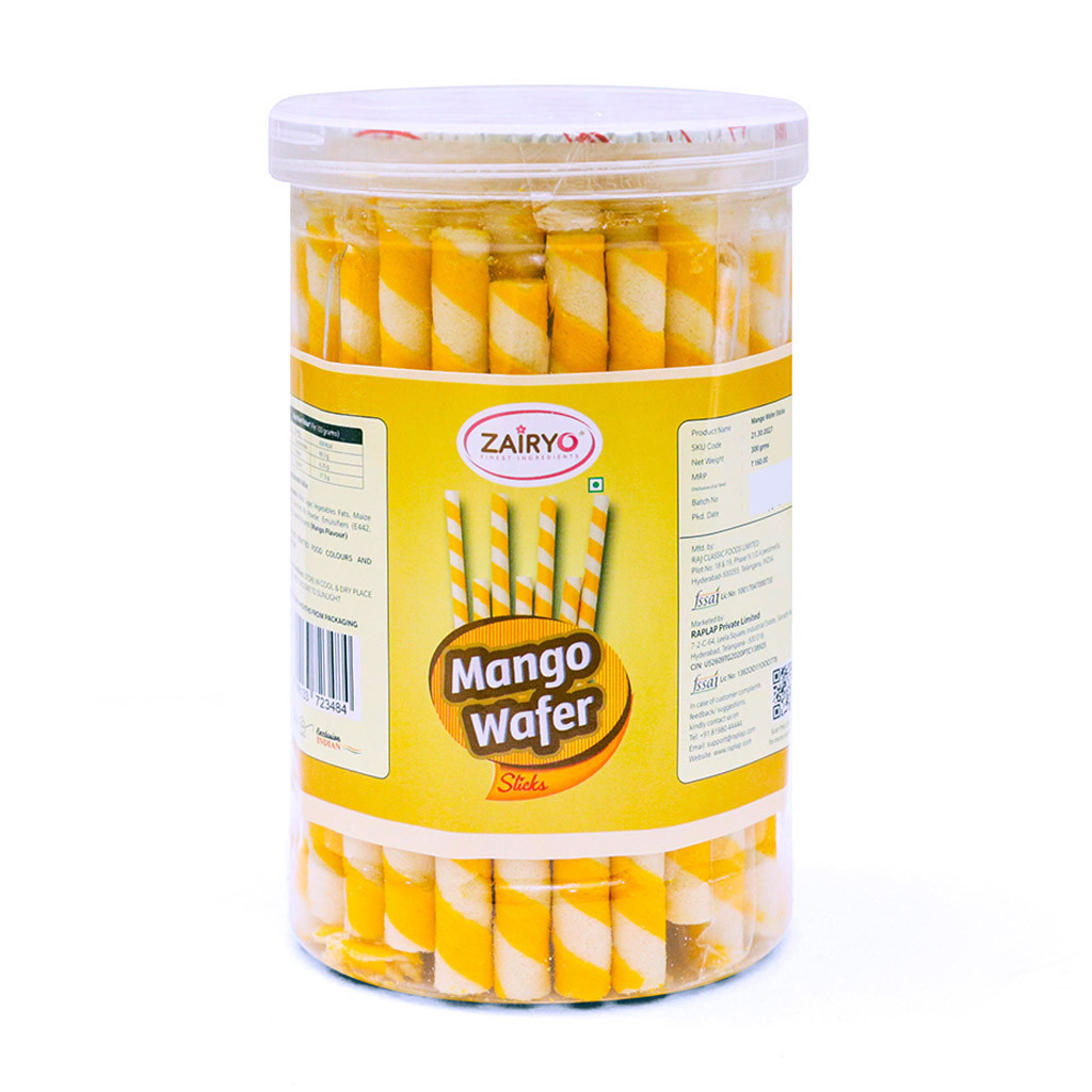 Zairyo Mango Wafer Sticks 300g