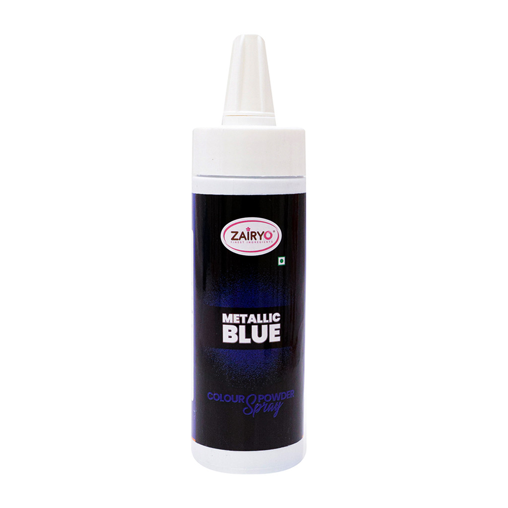Zairyo Metallic Blue Colour Powder Spray 25g