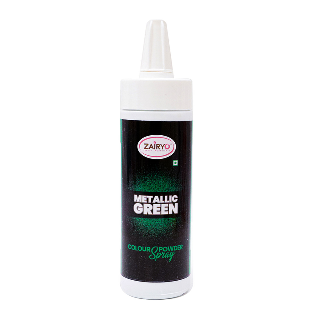 Zairyo Metallic Green Colour Powder Spray 25g