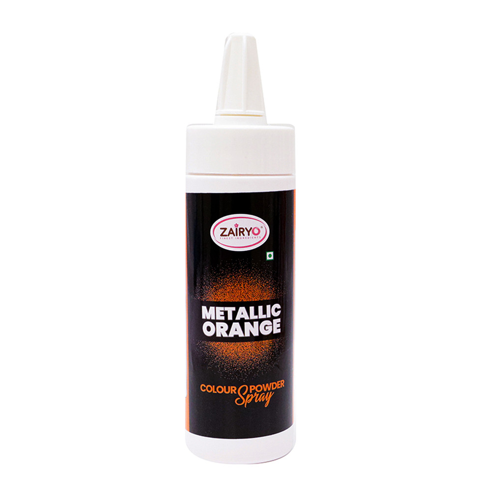 Zairyo Metallic Orange Colour Powder Spray 25g