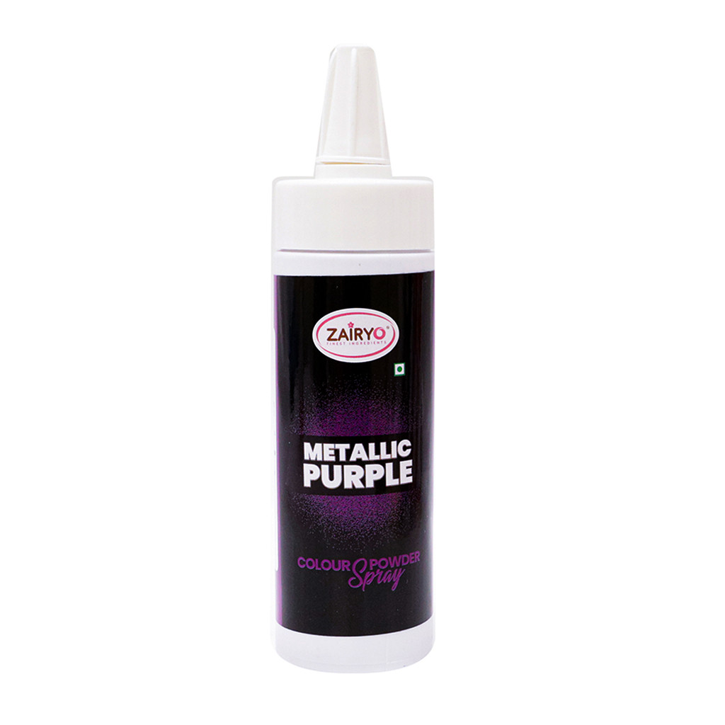 Zairyo Metallic Purple Colour Powder Spray 25g
