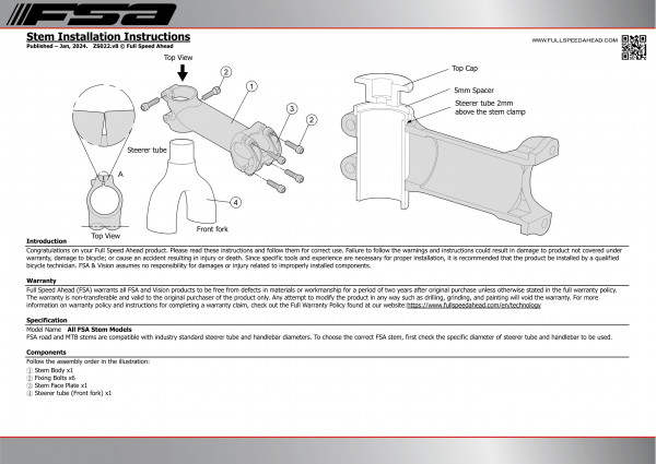 FSA ENERGY SCR STEM