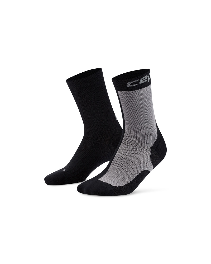 CEP RUN EDITION HALF &amp; HALF MID-CUT SOCKS