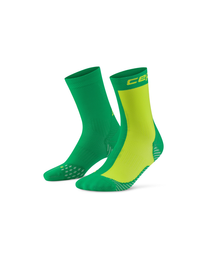 CEP RUN EDITION HALF &amp; HALF MID-CUT SOCKS