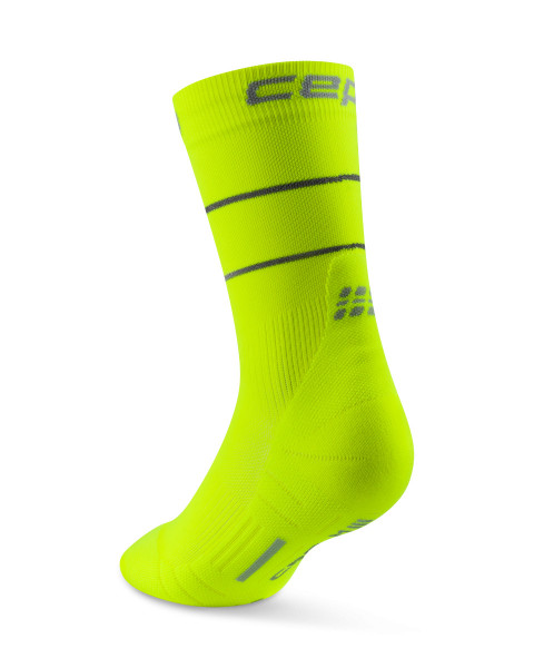 CEP PRO RUN REFLECTIVE MID-CUT SOCKS