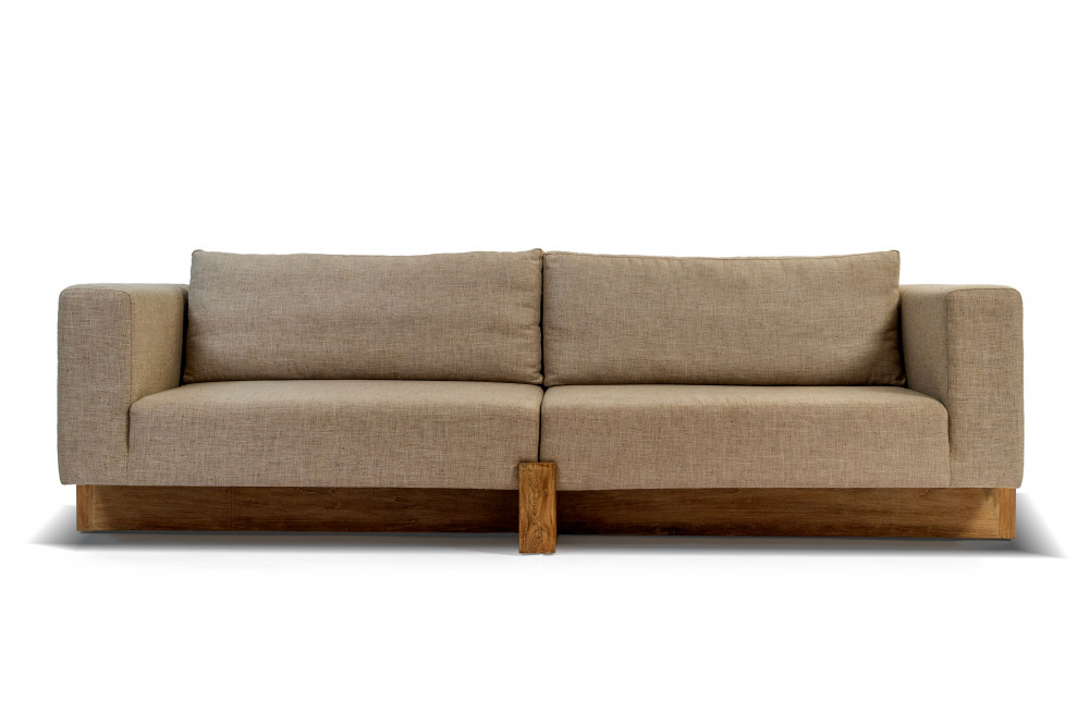 Parallel Wooden Sofa