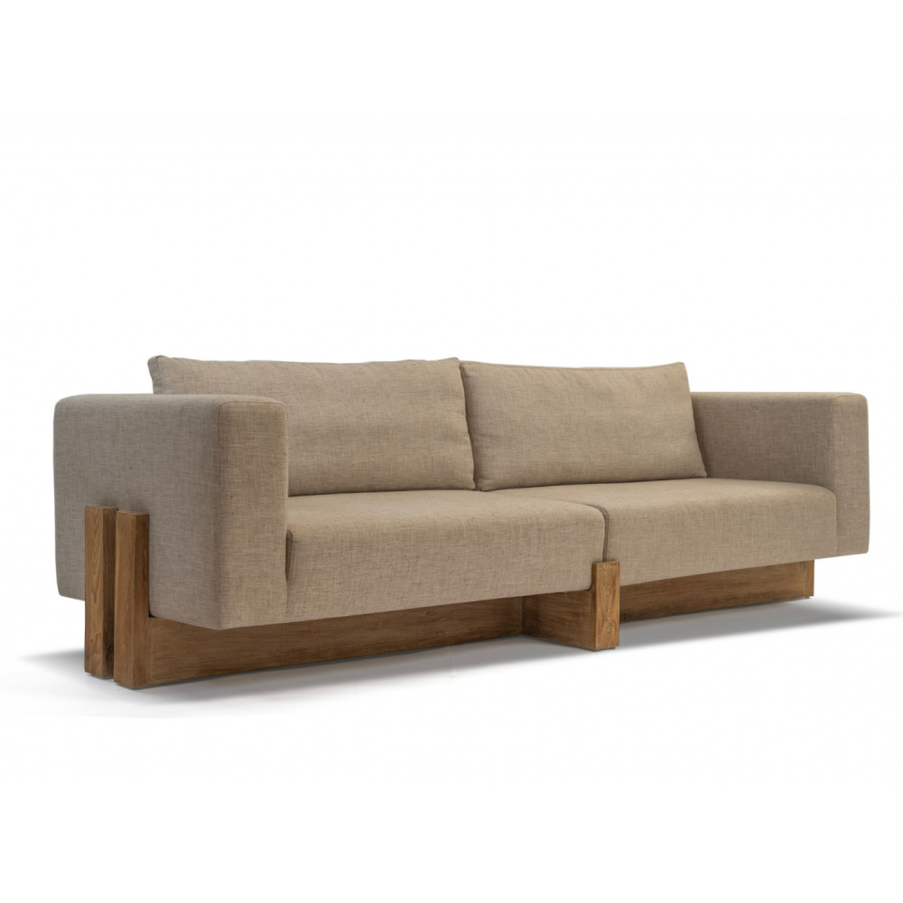 Parallel Wooden Sofa