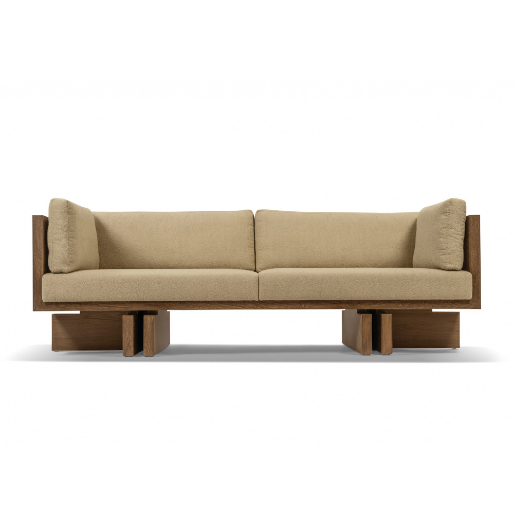 Plinth Wooden Sofa