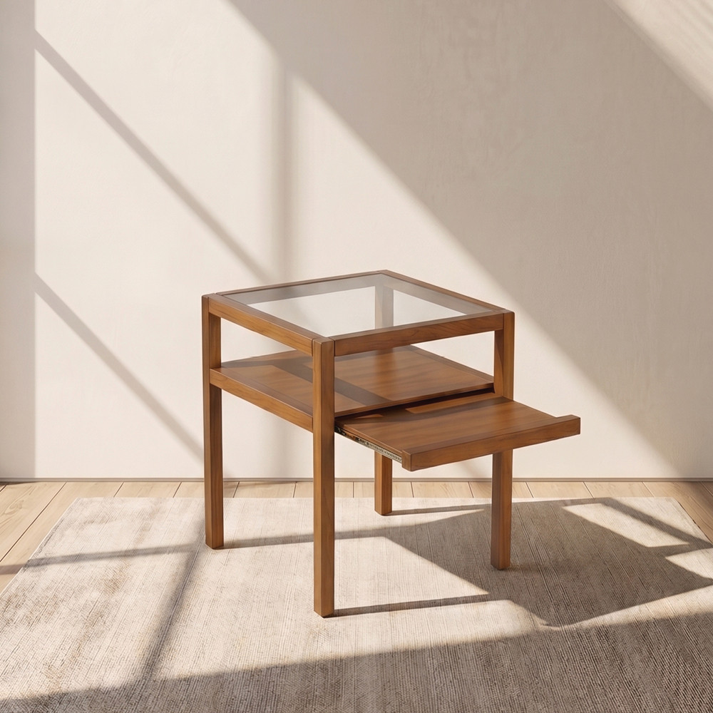 Cusp Side Table with Tray