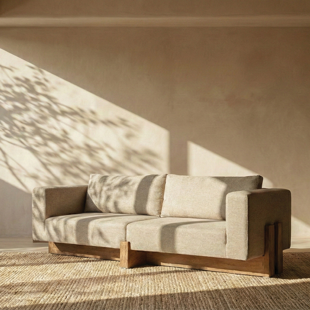 Parallel Wooden Sofa