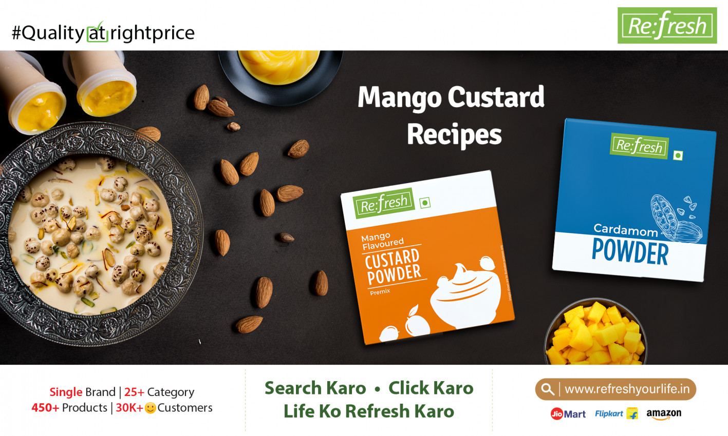 Mango Custard Recipes