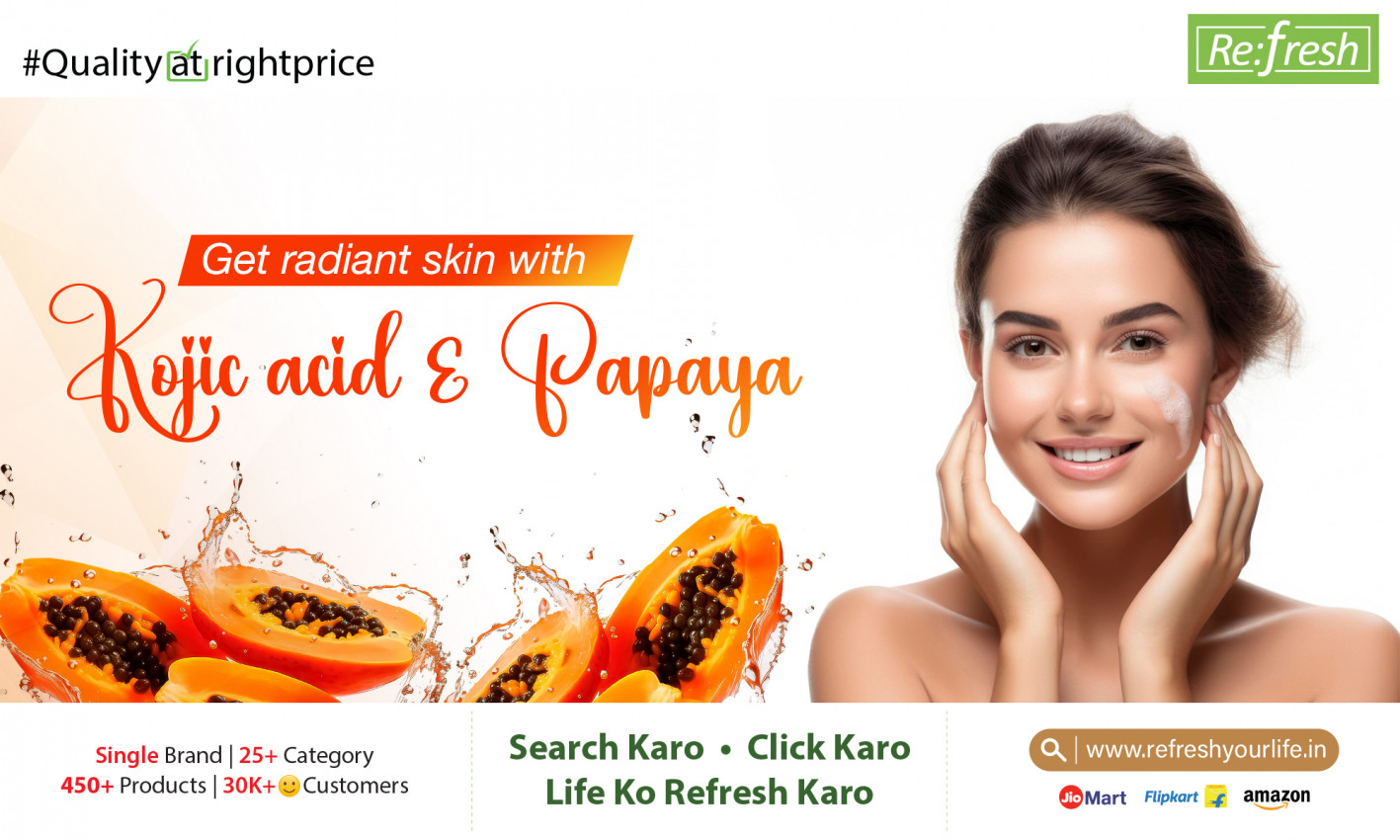 Kojic Acid and Papaya