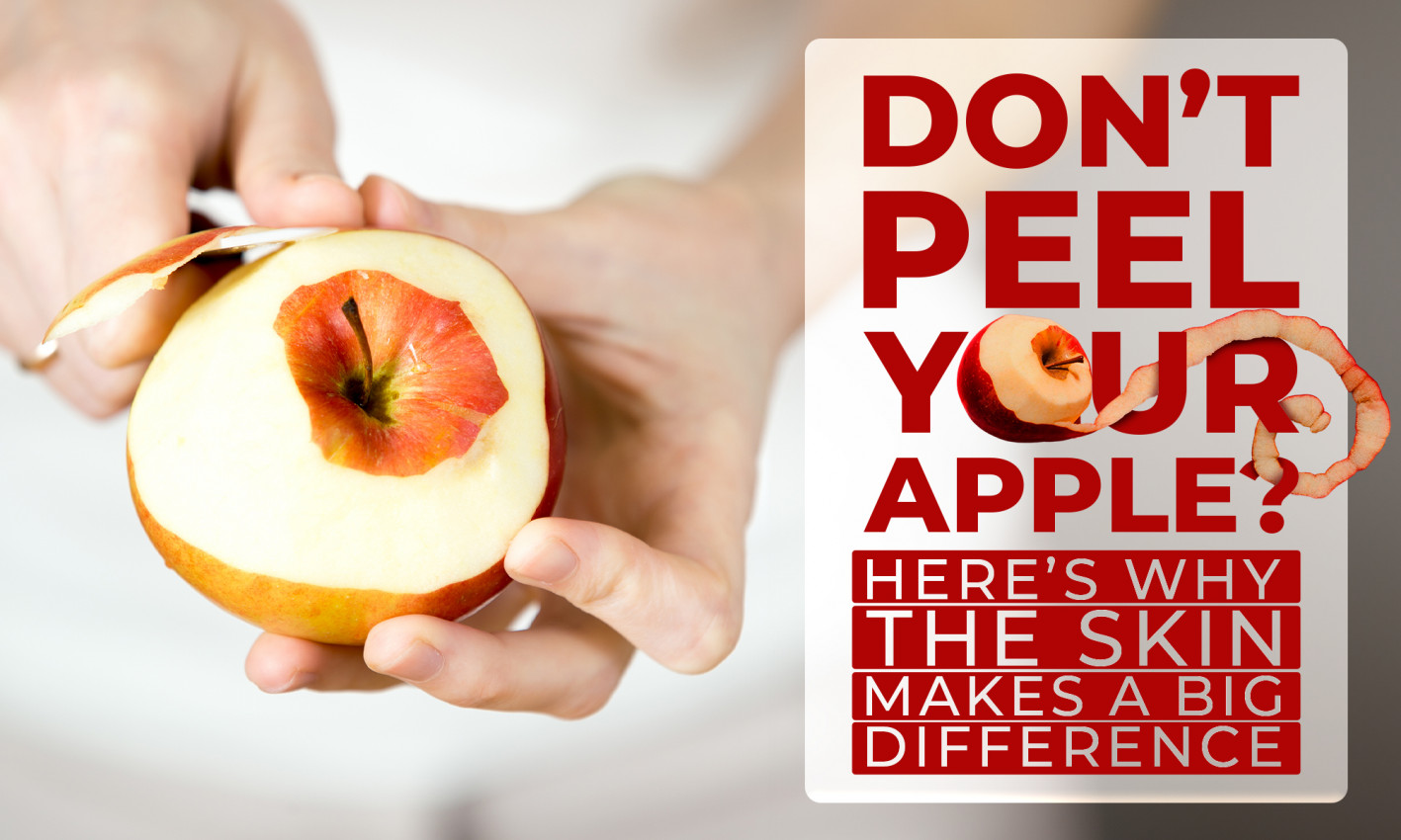 Apple with skin benefits