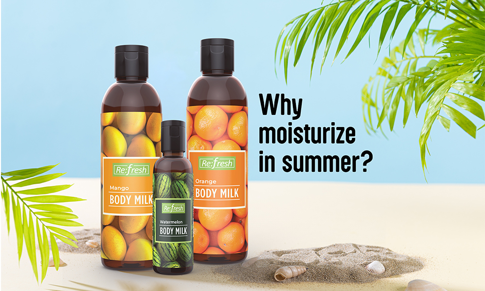 body milk for summer skin care