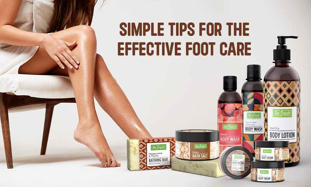 10 simple tips for the effective foot care.