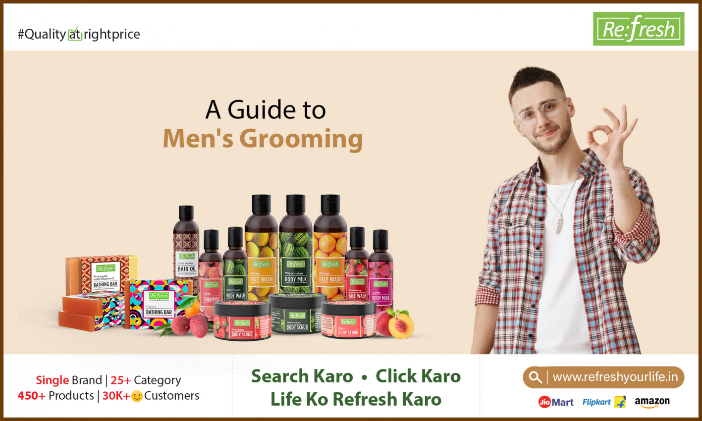 perfect men grooming.