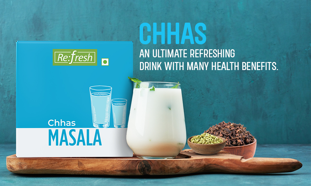 Buttermilk (Chaas) with many health benefits