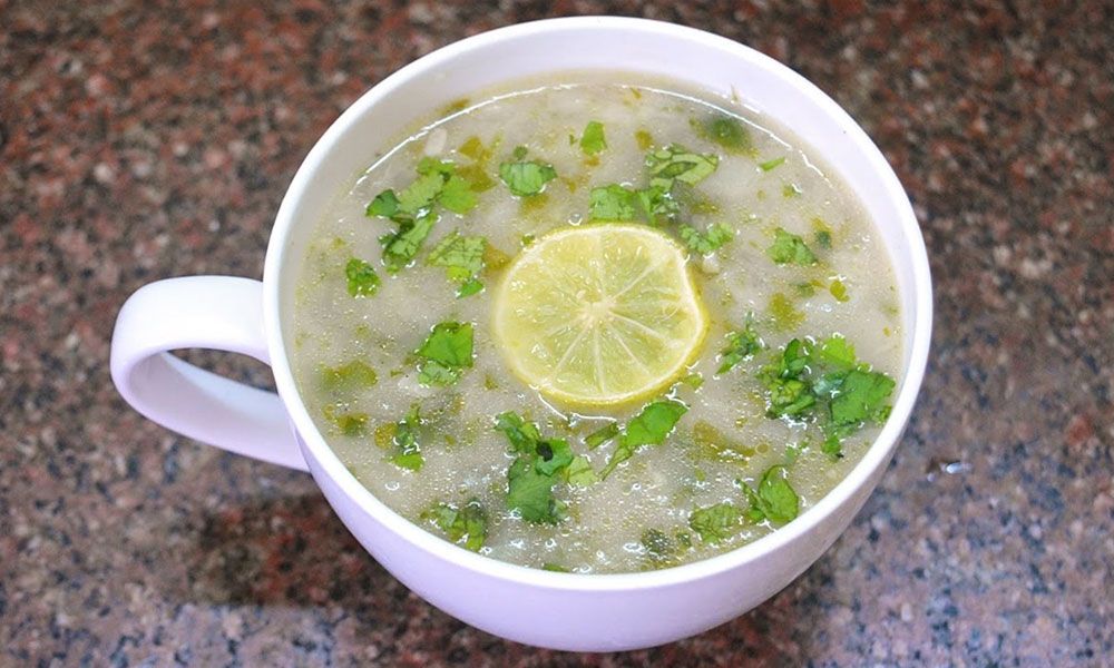 Refresh Lemon Coriander Soup