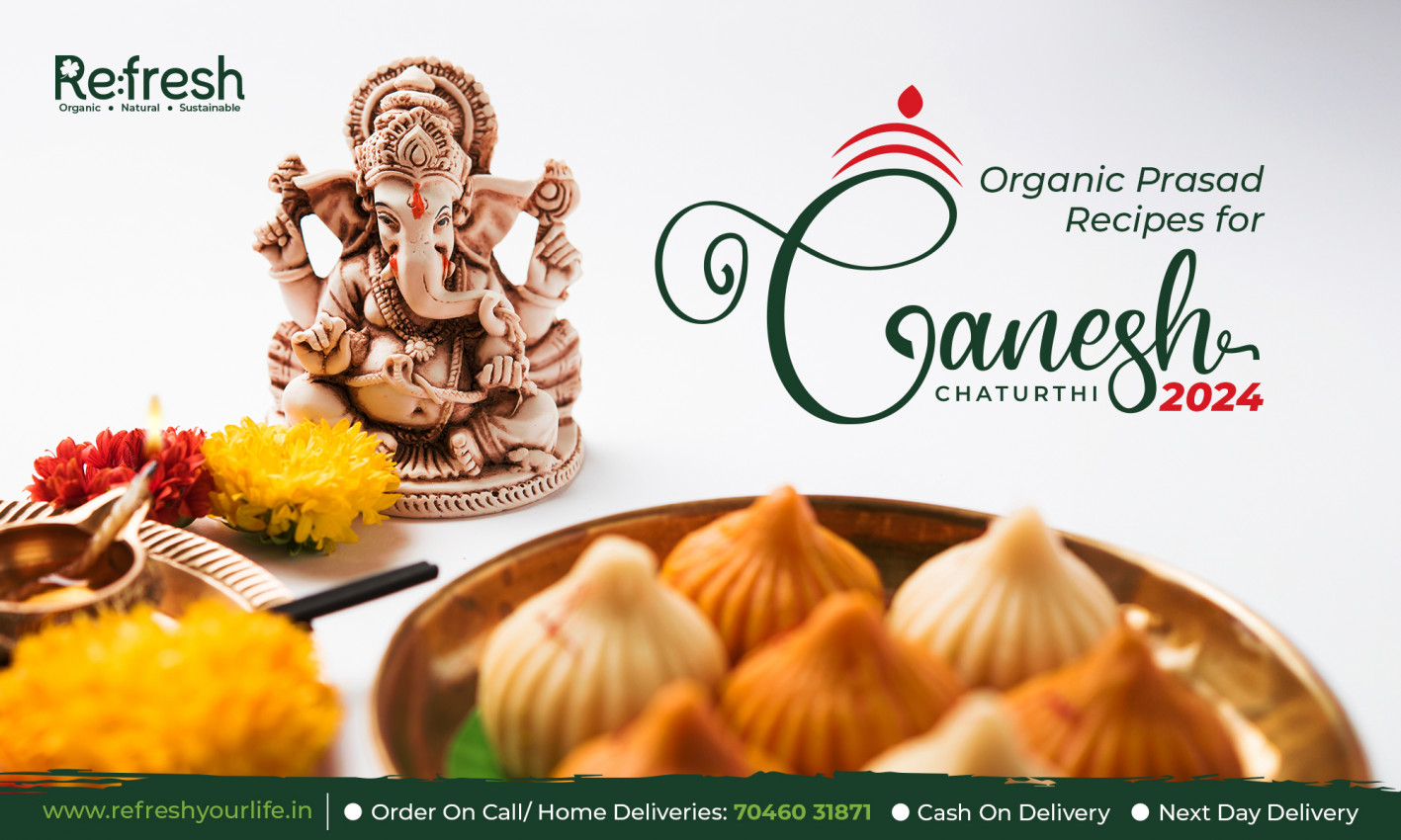 Organic Prasad Recipes for Ganesh Chaturthi 2024