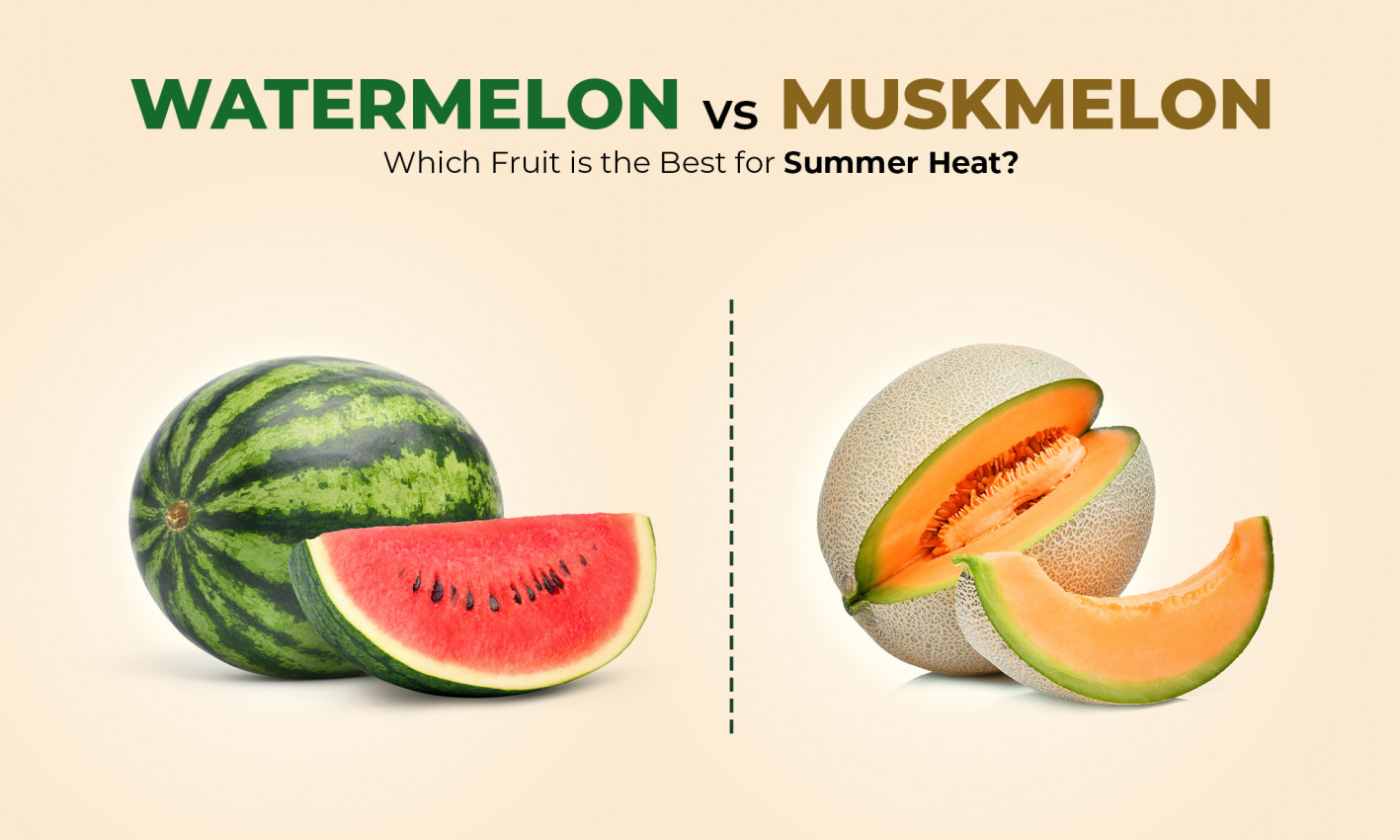 Watermelon vs Muskmelon