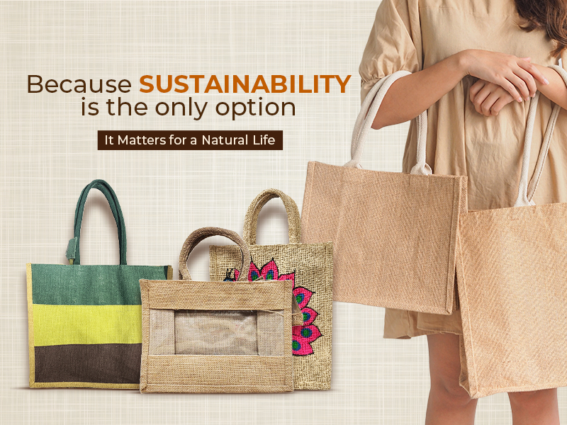 Eco-Friendly Jute Bags – Reusable, Sustainable & Biodegradable Bags Online