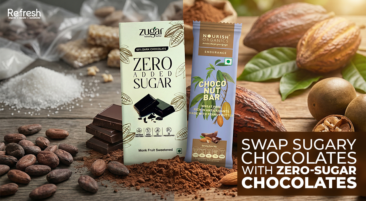 Dark zero sugar chocolate squares by Zugar at RefreshYourLife