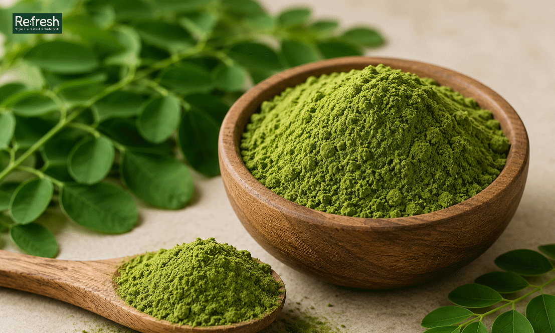 Moringa Leaves and Powder Extraction Showcase