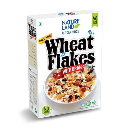 Natureland Wheat Flakes - 250 Gm