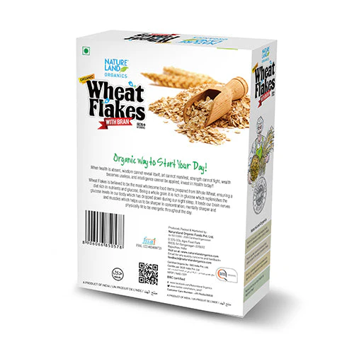 Natureland Wheat Flakes - 250 Gm
