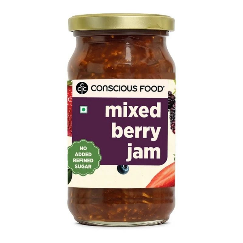 Conscious Food Mix Berry Jam - 220 Gm