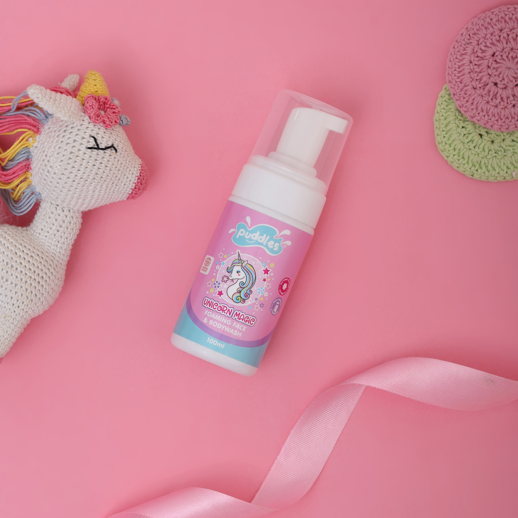Puddles Kids Foam Wash Unicorn Magic - 100 Ml
