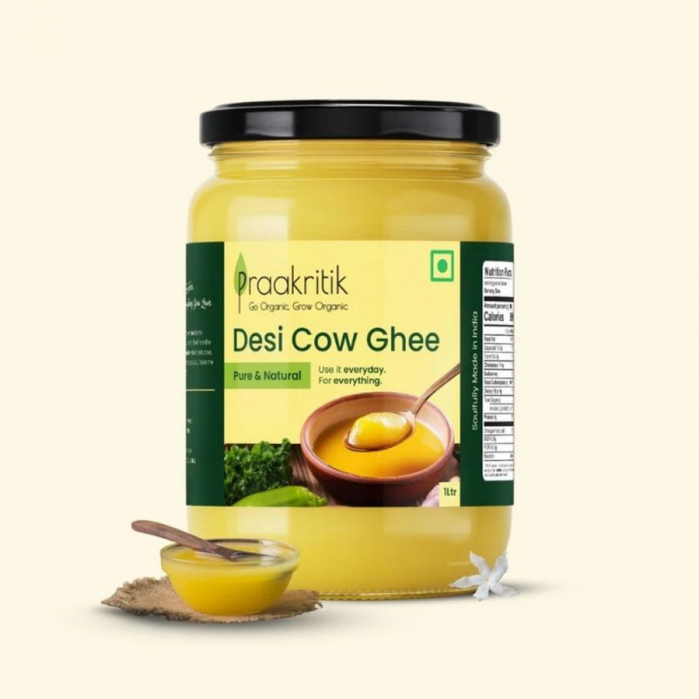 Image of Praakritik Everyday Pure Cow Ghee - 1 Ltr