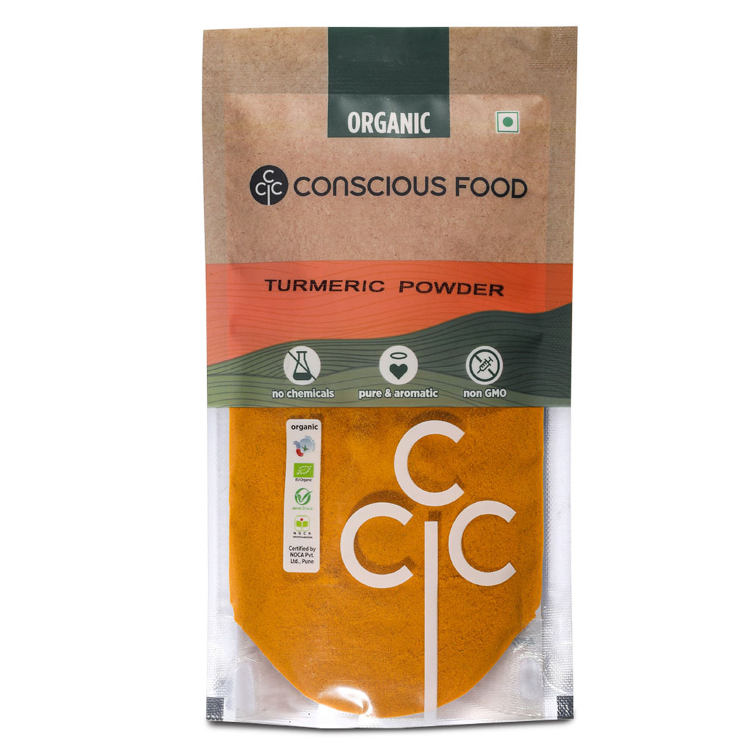 Conscious Food Organic Turmeric PowderHaldi 200g