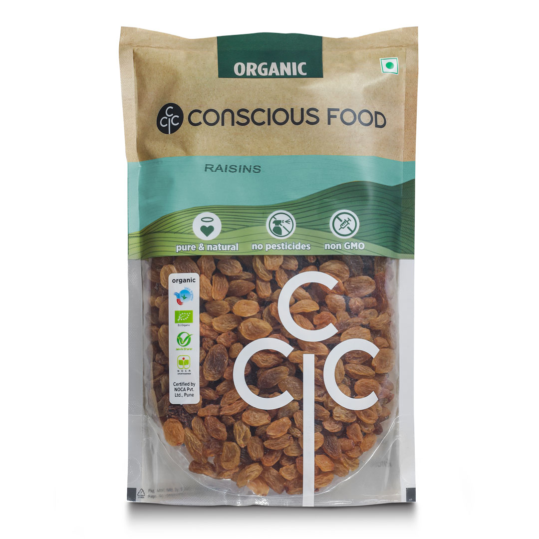 Conscious Food Raisins - 250 Gm