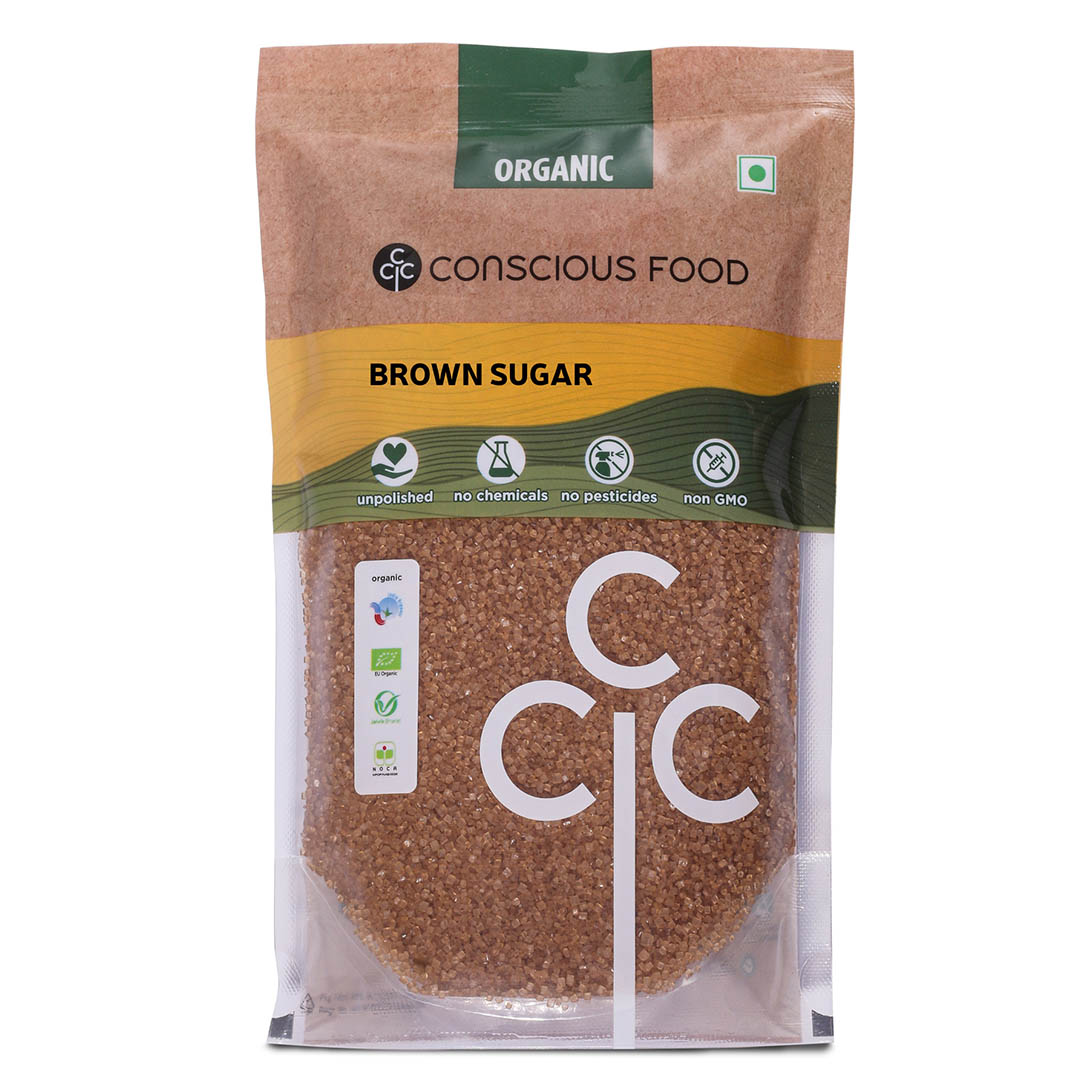 Conscious Food Organic Brown Sugar - 500 Gm